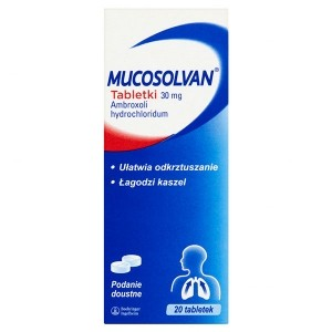 Mucosolvan, tabletki, 30 mg, 20 szt