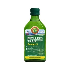 Moller`s Tran Norweski naturalny, płyn, 250 ml