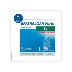 Efferalgan Forte, 1g, 8 tabletek musujacych-0