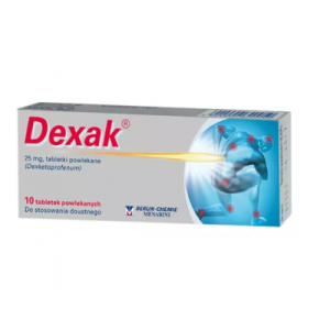 Dexak 25mg 10 tabletek-0