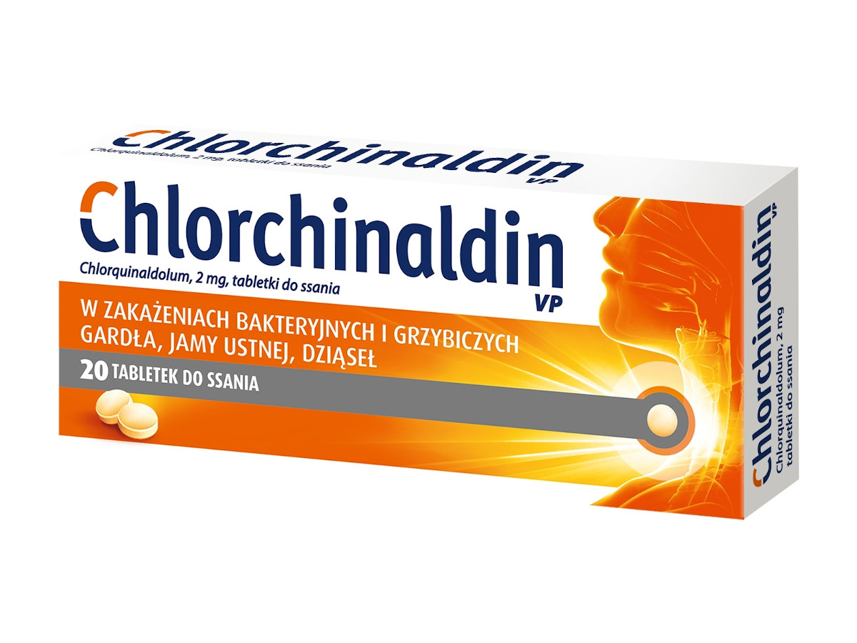 Chlorchinaldin VP 2mg, 20 tabletek-1196 Chlorchinaldin VP 2mg, 20 tabletek-1196