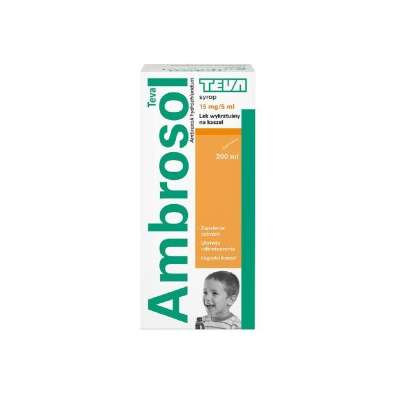 Ambrosol, syrop 15mg/5ml, JUNIOR 120ML-0 Ambrosol, syrop 15mg/5ml, JUNIOR 120ML-0