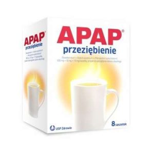 Apap Przeziebienie 8 saszetek MAX-0