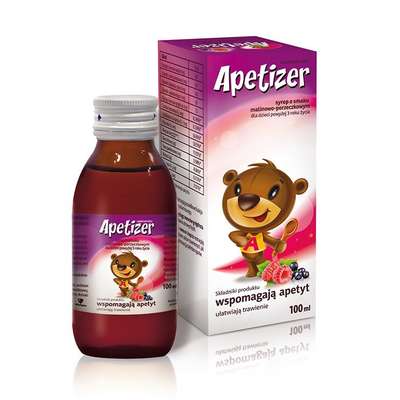 Apetizer, syrop dla dzieci powyzej 3. roku zycia 100ml malinowo-porzeczkowy-0 Apetizer, syrop dla dzieci powyzej 3. roku zycia 100ml malinowo-porzeczkowy-0