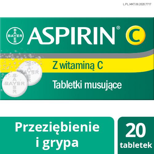 Aspirin C, 400 mg + 240 mg, tabletki musujace, 20 szt. -0 Aspirin C, 400 mg + 240 mg, tabletki musujace, 20 szt. -0