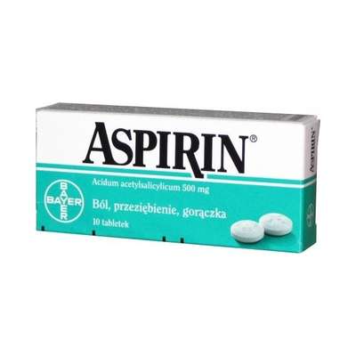 Aspirin 500 mg 10 tabletek-133 Aspirin 500 mg 10 tabletek-133