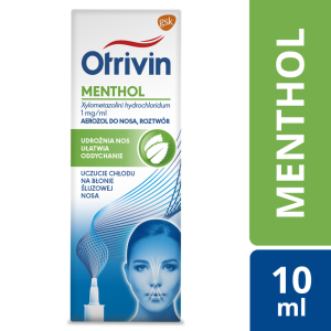 Otrivin Menthol 0,1% aerozol do nosa, 10ml