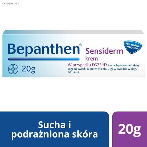 Bepanthen Sensiderm krem od urodzenia 20g-0 Bepanthen Sensiderm krem od urodzenia 20g-0