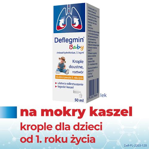 Deflegmin Baby 7,5mg/m, krople doustne, 50ml-0 Deflegmin Baby 7,5mg/m, krople doustne, 50ml-0