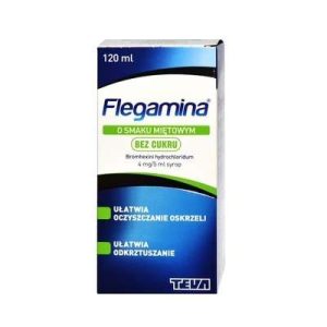 Flegamina syrop 4mg/5ml smak mietowy bez cukru 120ml-0