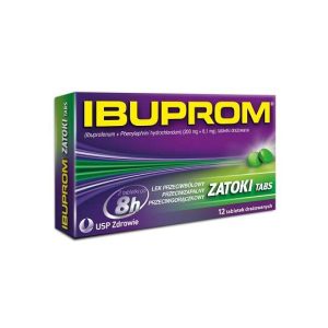 Ibuprom zatoki Tabs, 12 tabletek (maximum 5 pcs per order )-0