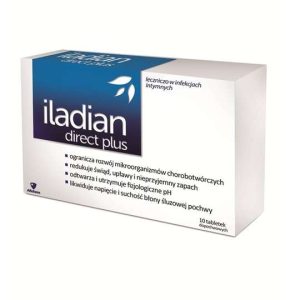 Iladian Direct plus 10 tabletek dopochwowych-0
