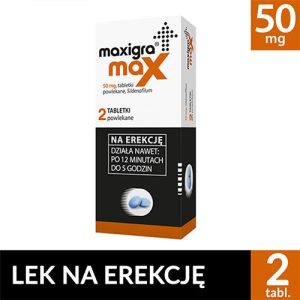 Maxigra Go, 2 tabletki do rozgryzania i żucia