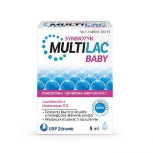 Multilac Baby Synbiotyk Krople 5 ml