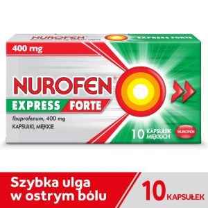 Nurofen Express Forte 400mg 10 kapsułek