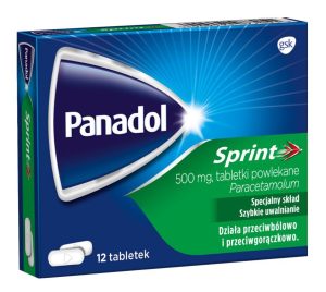 Panadol 500mg 12 tabletek