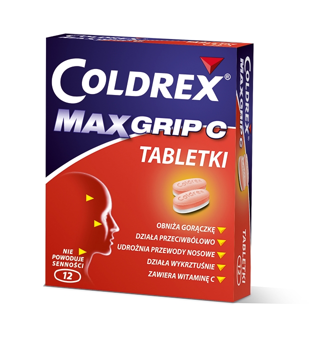 Coldrex Maxgrip C, 12 tabletek-0 Coldrex Maxgrip C, 12 tabletek-0
