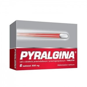 Pyralgina 500mg 6 tabletek