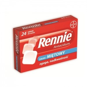 Rennie Mieta, 24 tabletki do ssania