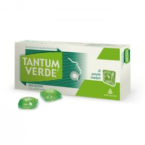 Tantum Verde smak miętowy 20 pastylek