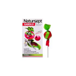 Natursept Med Gardlo, Lizaki o smaku wisniowym, 6 sztuk-0