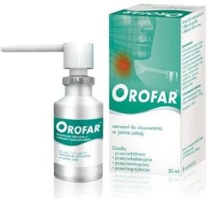 Orofar, aerozol do stosowania w jamie ustnej, 30ml-0