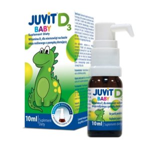 Juvit D3, krople doustne dla niemowlat od 2 tygodnia zycia, 10ml-0
