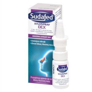 Sudafed XyloSpray DEX 1 mg + 50 mg/ ml, aerozol do nosa, 10 ml-0