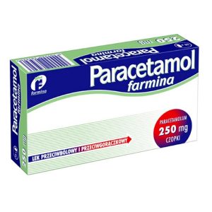 Paracetamol Farmina, 250mg, czopki, 10 sztuk-0