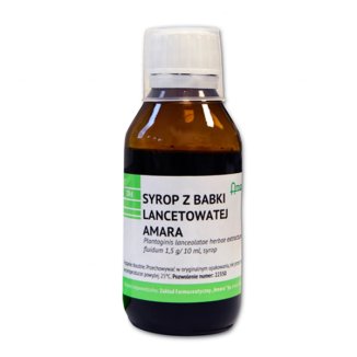 Syrop z babki lancetowatej, 1,5g/10ml, 125g-0