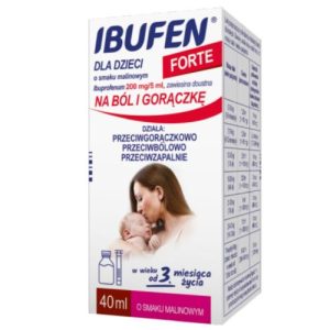 Ibufen forte dla dzieci o smaku malinowym, 200 mg/5 ml 40 ml-0