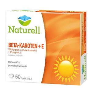 Beta-karoten + E tabl. 60 tabl. NATURELL -0