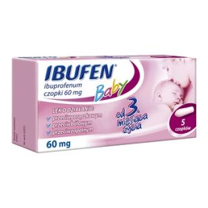Ibufen Baby czopki 0,6g 5szt.-0