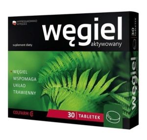 Wegiel aktywowany 30 tabletek-0