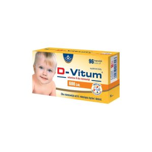 D-Vitum witamina D dla niemowlat 600 j.m. 30 kaps-0