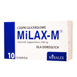 Milax-M, czopki glicerolowe dla dorosłych, 10 sztuk-0