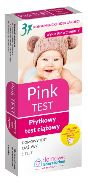 Test ciążowy, Pink, płytkowy-0