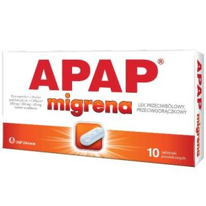 Apap Migrena, 10 tabletek-0
