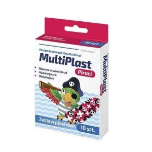 Multiplast Plastry Wodoodporne Piraci, 10 sztuk-0