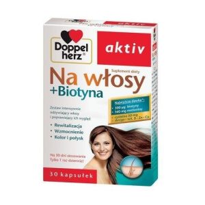 Doppelherz aktiv Na włosy+Biotyna x30kap-0
