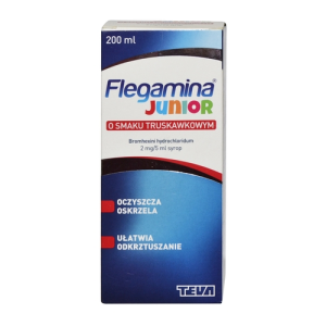 Flegamina JUNIOR syrop truskawka 200 ml-0