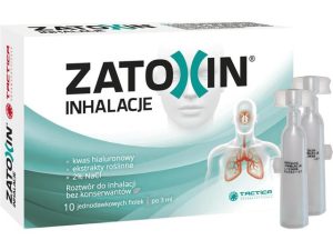Zatoxin inhalacje roztw. 10 fiol.po3ml -0