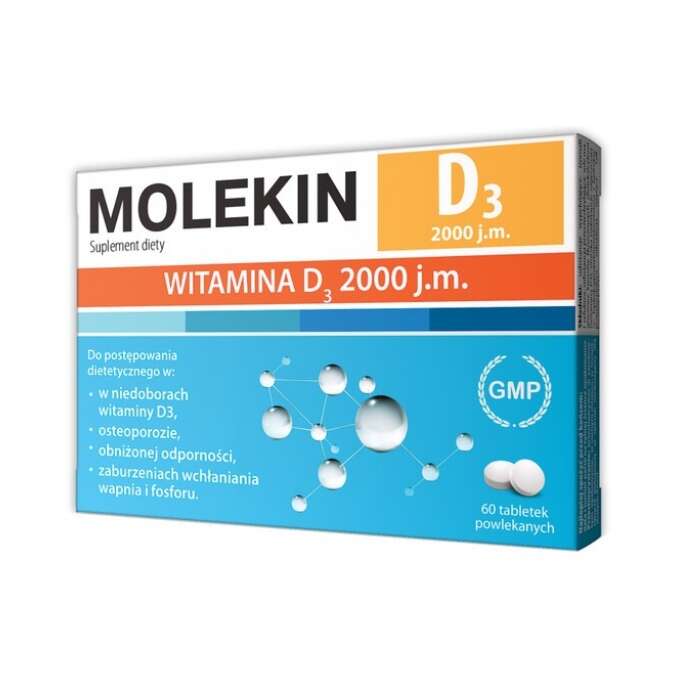 Molekin D3 2 000 j.m.tabl.0,05mg 60tabl***-0