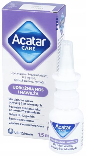 Acatar Care aer.donosa,roztw. 0,5mg/ml 15m-0